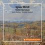 "Ignaz Brüll, Violin Sonatas, Mark Gothoni, Gottlieb Wallisch." Landschaftsgemälde mit blühenden Feldern und Stadt im Hintergrund., CD