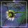 Georg Philipp Telemann: Sämtliche Violinkonzerte Vol.1, CD