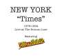 Flo & Eddie: New York Times, CD,CD