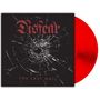 "Disfear" in gotischer Schrift, darunter "The Last Nail". Hintergrund: zersplittertes Glas, rot transparente Vinyl-Schallplatte., LP