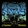 Text: "Los Natas el hombre Montaña". Illustration eines mystischen Gesichts auf blau-grünem Hintergrund, mit verzerrten Linien., CD