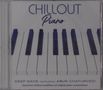 „CHILLOUT Piano“ steht oben, darunter „DEEP WAVE featuring ARUN CHATURVEDI“. Klaviertasten als Hintergrund.