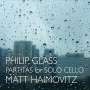 Philip Glass (geb. 1937): Partiten Nr. 1 & 2 für Cello solo, CD