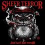 "Sheer Terror", "Just can't hate enough". Illustration eines bulligen Hundes mit Zigarre und aggressivem Ausdruck., CD