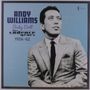 "ANDY WILLIAMS, Baby Doll, the Cadence years, 1956-62." Illustration eines Mannes im Anzug vor blauem Hintergrund., LP