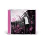 Text: "Liebe & Krawall" und "Alexander Eder" auf CD-Hülle. Schwarz-weißes Cover mit Mann und Baseballschläger. Pinke Graffiti-Elemente.