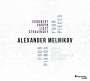 : Alexander Melnikov - Four Pieces, four Pianos, CD