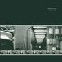 "Prohibition Towncrier" steht oben rechts. Unten in Sepia: Autos, Schornstein, beleuchteter Tunnel, alte TVs., LP