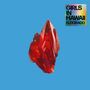 Text: "GIRLS IN HAWAII ELDORADO". Ein roter Kristall auf hellblauem Hintergrund, das Ganze wirkt modern und minimalistisch., CD