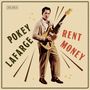 "Pokey LaFarge" und "Rent Money" sind in großen Buchstaben zu sehen. Eine Person hält eine E-Gitarre., CD