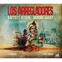 "LOS ARREGLADORES: BAPTISTE HERBIN, MININO GARAY" in großen Buchstaben, gefolgt von "LEO MONTANA, FELIPE CABRERA". Collage-Stil., CD