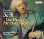 Wilhelm Friedemann Bach (1710-1784): Duette für 2 Flöten F.54-59, CD