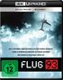 FSK 12, Flug 93, 4K Ultra HD + Blu-ray. Ein Flugzeug fliegt durch bewölkten Himmel.