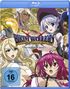 "BIKINI WARRIORS Die komplette Serie" steht auf dem Cover. Es zeigt vier Anime-Figuren in Rüstungen mit beeindruckendem Design., Blu-ray Disc