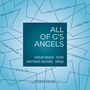„ALL OF G'S ANGELS“ – Evelin Degen (Flöte), Matthias Geuting (Orgel). Namen in Sternmustern auf blauem Hintergrund.