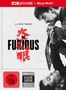 FSK 18 beantragt. "The Furious" in kräftigen Buchstaben mit asiatischen Zeichen. Zwei Männer in intensiver Szene.