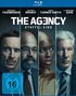 "The Agency: Staffel Eins", Blu-ray Hülle mit vier ernsten Personen. Text: Michael Fassbender, Jeffrey Wright, Jodie Turner-Smith, Richard Gere., 3 Blu-ray Discs