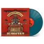 "Chosen Hell" von Comeback Kid in gelber Schrift auf rotem Hintergrund. Kunst mit Kerzen, Gesichtern und einem blauen Vinyl., LP