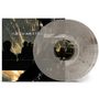 „I Let It In And It Took Everything“, „the door is open“. Silhouetten vor einem goldenen, leuchtenden Hintergrund. Vinyl., 2 LPs