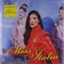Text: "Miss Italia", "Ditonellapiaga", "The Fantasiland". Frau in rotem Mantel, daneben zwei Frauen mit Schärpen., LP