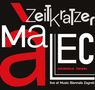 „Zeitkratzer M_A_L_E_C Reinhold Friedl live at Music Biennale Zagreb“ in modernem Design, weiße und rote Schrift., CD