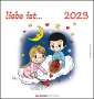 Kim Casali: liebe ist... 2023. Postkartenkalender, KAL