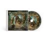 CD-Hülle und -Disk, Text "Grave Digger" und "Faces of Pain". Illustration eines Skeletts mit grüner Kapuze und einer Uhr., CD