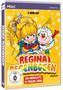 Text: "Regina Regenbogen, Die komplette 13-teilige Serie, PIDAX, 2-DVD-Set, FSK ab 0 freigegeben." Illustration: Buntes Mädchen mit Tier.