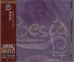 CD-Hülle mit lila Hintergrund, "Poésia", "Edward Simon Trio", "John Patitucci", "Brian Blade", SALE-Aufkleber, japanischer Text.