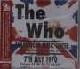 The Who: Tanglewood Music Center 1970, CD,CD
