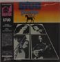 "STUD Goodbye Live At Command" steht in der Mitte, mit einem Pferd als Symbol darunter. Vier Musiker in Schwarz-Weiß., CD