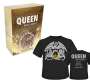 Queen & Adam Lambert: Live In Japan 2014 (Blu-ray + CD + Shirt Gr.L), BR,CD,T-Shirts