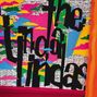 Der Text "the Linda Lindas" in großer, schwarzer Schrift über buntem Hintergrund mit abstrakten Formen und Mustern., CD