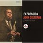 EXPRESSSION JOHN COLTRANE, September 23, 1926 - July 17, 1967, Impulse! A-9120. Links ein Mann mit Saxophon.