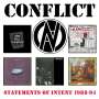 Conflict: Statements Of Intent 1988 - 1994, 5 CDs