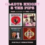 "GLADYS KNIGHT & THE PIPS" in großer Schrift, "FOUR ALBUMS ON TWO DISCS", vier Album-Cover darunter, "DIGITALLY REMASTERED".