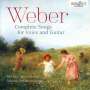 Carl Maria von Weber (1786-1826): Sämtliche Lieder für Sopran & Gitarre, CD