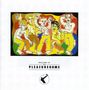 „WELCOME TO THE PLEASUREDOME“ steht unter einer bunten Illustration von fünf stilisierten, teils unbekleideten Figuren., CD