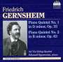 Friedrich Gernsheim (1839-1916): Klavierquintette 1 & 2, CD