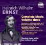 Heinrich Wilhelm Ernst (1814-1865): Sämtliche Werke für Violine & Klavier Vol.3, CD