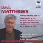 David Matthews: Orchesterwerke, CD