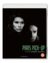 "PARIS PICK-UP", ein Film von Marcel Bluwal. Schwarz-weiße Gesichter von einem Mann und einer Frau. Altersfreigabe 12., Blu-ray Disc