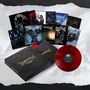 "Immortal. Complete Discography 1991-2021." Box-Set mit Alben und rotem Vinyl vor grauem Hintergrund., 11 LPs