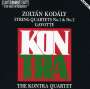 Zoltan Kodaly: Streichquartette Nr.1 & 2, CD