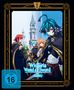"Wistoria: Wand & Sword, Staffel 1, FSK 16." Anime-Stil mit bunt gekleideten Figuren vor historischer Architektur., DVD