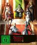 „The Rising of the Shield Hero 4“, FSK 12. Eine Illustration zeigt Anime-Charaktere auf einer Treppe vor einem Thron., Blu-ray Disc