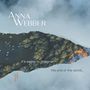 Oben steht "Anna Webber". Darunter "it's easier to imagine the end of the world...". Es zeigt eine Landschaft mit Wald und Feuer.