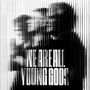 Text: "WE ARE ALL YOUNG GODS." Verzerrte, vertikale Linien überlagern das Bild und zeigen schemenhaft Gesichter., 2 LPs und 1 CD