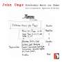 John Cage (1912-1992): Elektronic Music for Piano, CD
