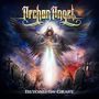 "Archon Angel" in gotischer Schrift oben. "Beyond the Grave" unten. Ein Engel mit Schwert steht auf einem Friedhof., CD